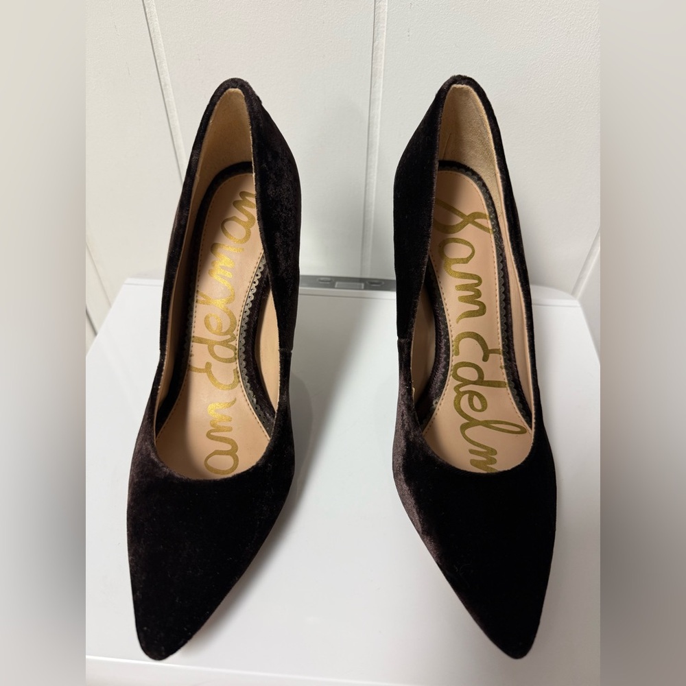 Sam Edelman Black Velvet Women's Pumps